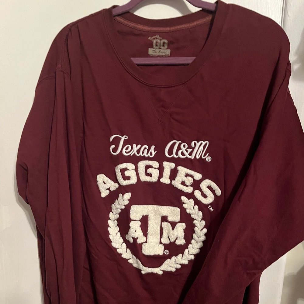 TEXAS A&M LONG SLEEVE SHIRT SZ L